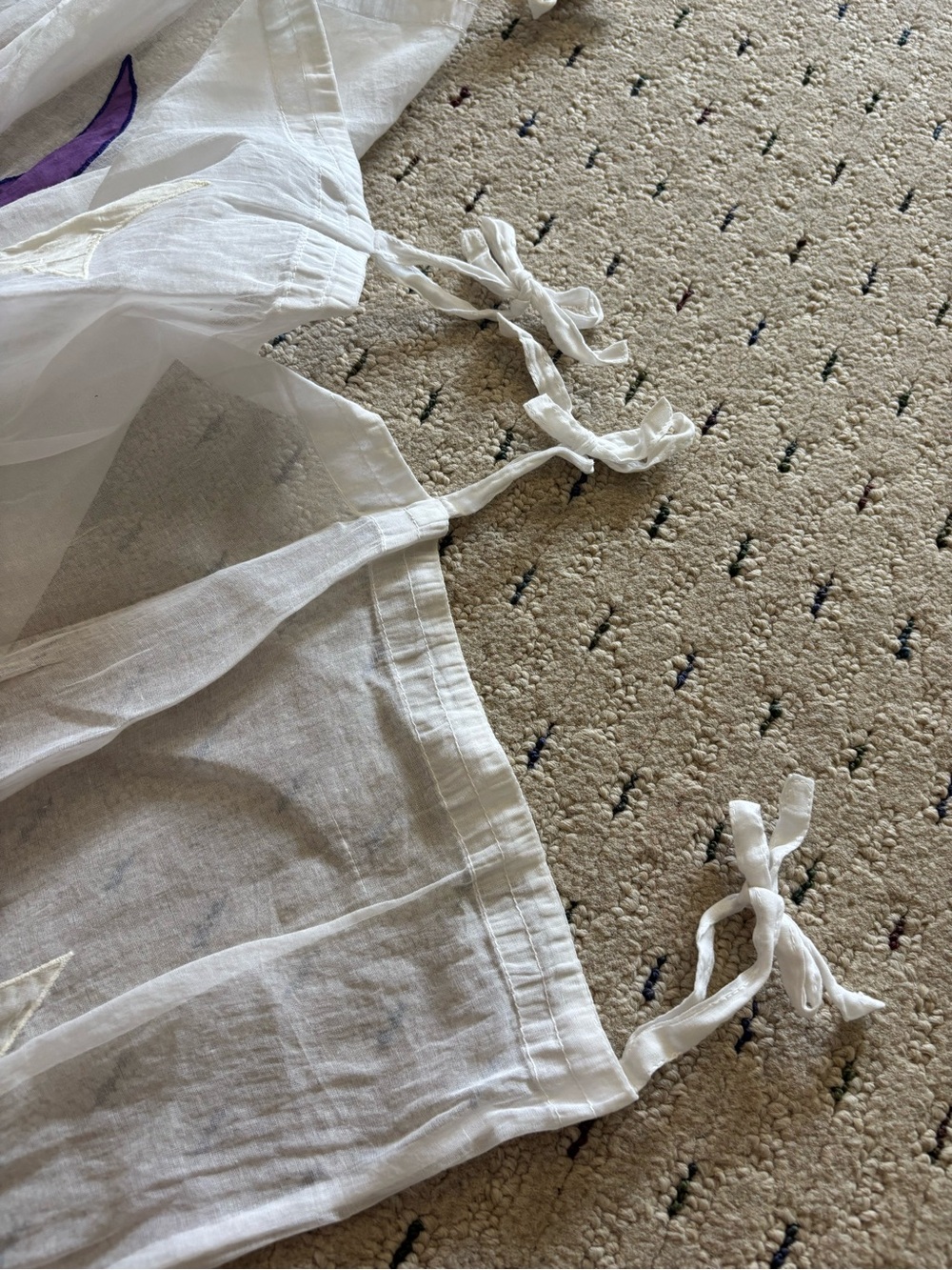 Pottery Barn Kids Moon & Star Curtains Window Sheer Panels - Picture 9 of 10